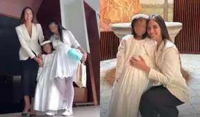 Natalie Vértiz se conmueve al ser madrina de niña sobreviviente de cáncer: “Qué bendición verla así de fuerte y linda”