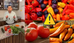 Jaime Delgado alerta sobre la presencia de pesticidas prohibidos en pimientos, tomates y ajíes comercializados en supermercados de Miraflores, La Molina y San Borja