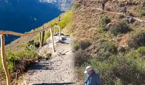 Guías turísticos advierten peligro en tres miradores del Colca luego de que joven turista cayera 400 metros