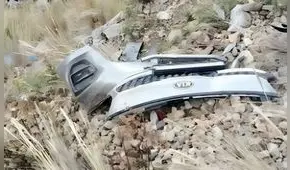 Tragedia en Huancavelica: 4 personas mueren tras volcadura de camioneta hacia abismo de 120 metros