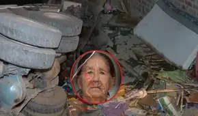 Volquete cae sobre vivienda prefabricada y mata a adulta mayor en Huarochirí