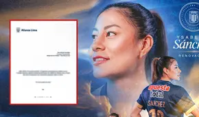 Alianza Lima anuncia renovación de 'Chabelita' Sánchez con peculiar mensaje: "Yo sí me quedo en casa" Alianza Lima anuncia renovación de 'Chabelita' Sánchez con peculiar mensaje: "Yo sí me quedo en casa"