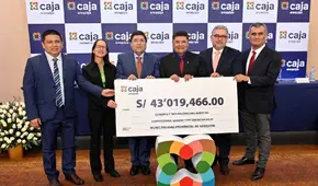 Caja Arequipa entrega más de 43 millones de soles proveniente de utilidades obtenidas en el 2024 a la Municipalidad Provincial de Arequipa