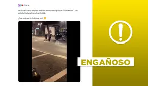 Este video de un supuesto inmigrante africano liquidado por la policía italiana no es actual