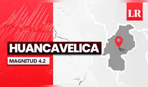 Temblor de magnitud 4.2 se sintió en Huancavelica hoy, según IGP