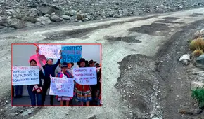 "¡No queremos más volcaduras y fallecidos!", comunidades campesinas en Arequipa exigen mantenimiento de carretera