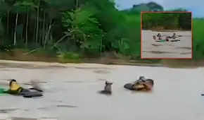 Integrantes de orquesta de salsa peruana salvaron a 8 personas de naufragar en río de Loreto