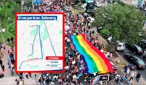 Marcha del Orgullo este 28 de junio: ATU implementa desvíos vehiculares y rutas alternas en Jesús María