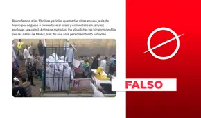 Esta fotografía no muestra a las 19 niñas yazidíes que fueron quemadas por terroristas del Estado Islámico en 2016