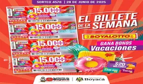 Lotería de Boyacá HOY EN VIVO por Facebook: resultado del premio mayor y cómo salió el sorteo del sábado 28 de junio