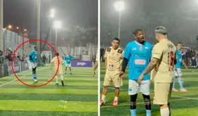 'Cóndor' Mendoza enciende al 'Loco' Vargas tras hacer la 'paradinha' en Copa Leyendas: discutieron, pero el árbitro los separó