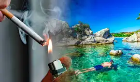 Francia prohíbe a las personas fumar cigarrillos en las playas: multas pueden llegar a 750 euros Francia prohíbe a las personas fumar cigarrillos en las playas: multas pueden llegar a 750 euros