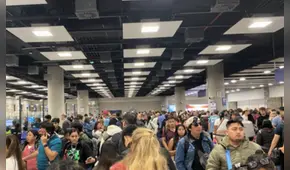 Migraciones sin espacio y sistema caído provocan largas colas de pasajeros en nuevo aeropuerto Jorge Chávez