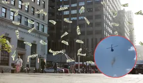 Familia de Detroit cumple último deseo de su padre: lanzó miles de dólares desde un helicóptero en su funeral