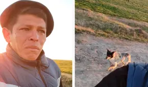 Lo despiden y rompe en llanto al saber que no volverá a ver al perro que lo acompañó durante 11 años de trabajo