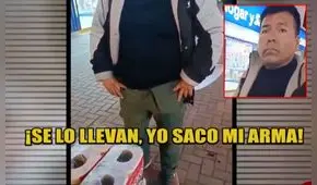 Ambulante amenaza a fiscalizadores de Chancay con pistola para evitar decomiso: "Se lo llevan, saco mi arma"