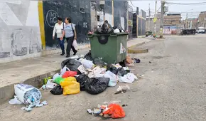 Chiclayo desbordado de basura en el segundo día de paralización de obreros municipales
