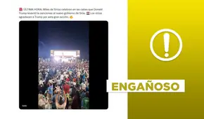 Video de una celebración de ciudadanos sirios no es por el fin de las sanciones de Estados Unidos a Siria