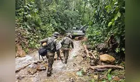 Destruyen 18 campamentos dedicados a la minería ilegal en la frontera Perú-Ecuador