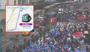 Protesta de mineros bloquea Av. Abancay: ATU confirma desvío del Corredor Morado por manifestaciones