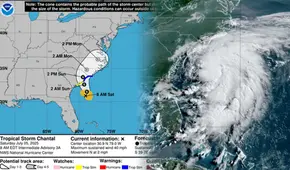 Tormenta tropical Chantal: trayectoria del ciclón que impactaría pronto en la costa sureste de EEUU, ¿afectará a México?