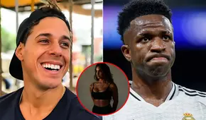Hugo García hace polémico TikTok en medio de salidas entre Vinicius Jr. e Isabella Ladera: "De cerca es más feo todavía"