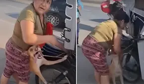 Chiclayo: vecinos denuncian que perrito fue arrastrado tras ser atado a una mototaxi en movimiento