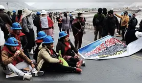 Paro de mineros bloquea Panamericana Sur e impide viajes entre Lima y Arequipa: terminales suspenden salidas