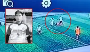 Joven futbolista fallece tras recibir fuerte patada de rival en la cabeza durante un partido de fútbol en Cajamarca Joven futbolista fallece tras recibir fuerte patada de rival en la cabeza durante un partido de fútbol en Cajamarca