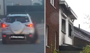 Hombre causa la muerte de su perro al arrastrarlo con su auto, video se hace viral e incendian su casa días después