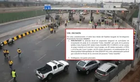 Línea Amarilla seguirá cobrando peajes en Lima: Poder Judicial rechaza suspensión temporal de tarifas