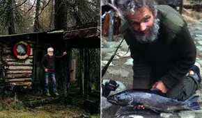 Ken Smith, el ermitaño que lleva más de 40 años viviendo aislado en un bosque de Escocia sin electricidad ni agua potable