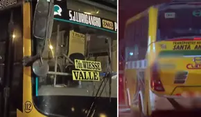 Balean a chofer de empresa de transporte 'Santa Anita' en Jicamarca: sicarios dejaron carta extorsiva