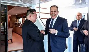 Serguéi Lavrov, canciller de Rusia, se reunió con Kim Jong-un y agradeció su "apoyo" en la guerra contra Ucrania