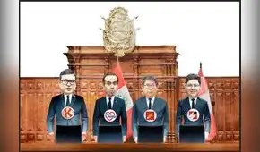 Congreso: José Jerí, Waldemar Cerrón, César Revilla e Ilich López serían la lista oficialista por la nueva Mesa Directiva