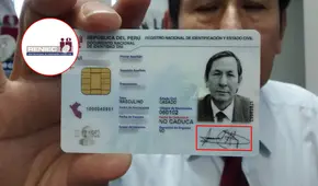 ¿Es obligatorio que tu nombre forme parte de la firma del DNI? Esto dice Reniec