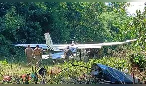 Incautan una avioneta que era modificada y acondicionada para cargar cocaína