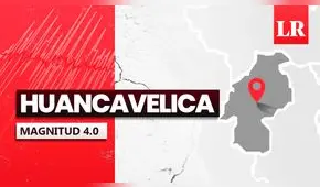 Temblor de magnitud 4,0 se sintió en Huancavelica hoy, según IGP