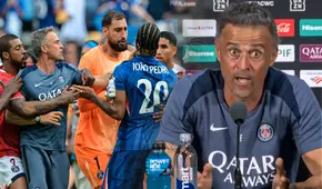 Luis Enrique se defiende tras golpear a Joao Pedro y señala al DT del Chelsea: "He visto a Maresca empujar jugadores"