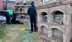Cusco: delincuentes reducen a cuidador para robar más de 20 lápidas del cementerio de Urubamba