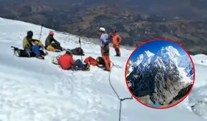 Rescatan con vida a tres montañistas españoles perdidos en el nevado Huascarán: uno de ellos habría perdido la vista