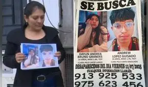 Pareja de adolescentes desaparece y familiares denuncian falta de apoyo de la Policía en VES: "No es rebeldía"