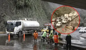 Costa Verde: gran congestión vehicular por aniego en la bajada a la playa Agua Dulce en Chorrillos