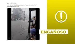 Video no corresponde a las inundaciones registradas en Nueva York en julio de 2025