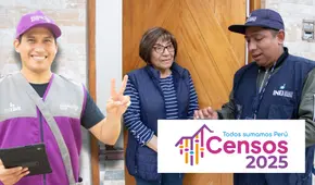Censo Nacional 2025 comenzará el 4 de agosto: INEI recorrerá más de 14 millones de viviendas