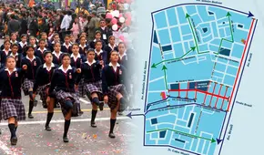 Calles cerradas y desvíos por desfiles escolares de Fiestas Patrias 2025: estas son las vías restringidas en Callao, Pueblo Libre y otros distritos