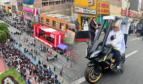 Niño disfrazado de Papa León XIV sorprende en desfile escolar del Callao a bordo de un pequeño papamóvil