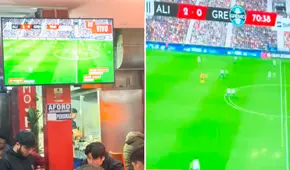 Hincha veía emocionado partido de Alianza Lima en restaurante sin notar que era un juego de PlayStation