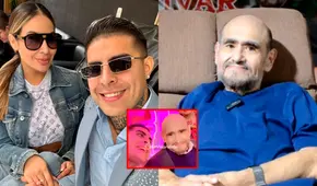 Novio de Pamela López le hace fallida broma a Edgar Vivar y actor mexicano lo ignora: “Don barriga, no tengo la renta”