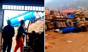 Camión cisterna pierde el control y destruye vivienda tras caer desde colina en Puente Piedra: dos familias afectadas Camión cisterna pierde el control y destruye vivienda tras caer desde colina en Puente Piedra: dos familias afectadas